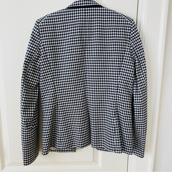 Veronica Beard Cottage Black/White Gingham Plaid Dickey Jacket Blazer size 6 - Picture 7 of 13